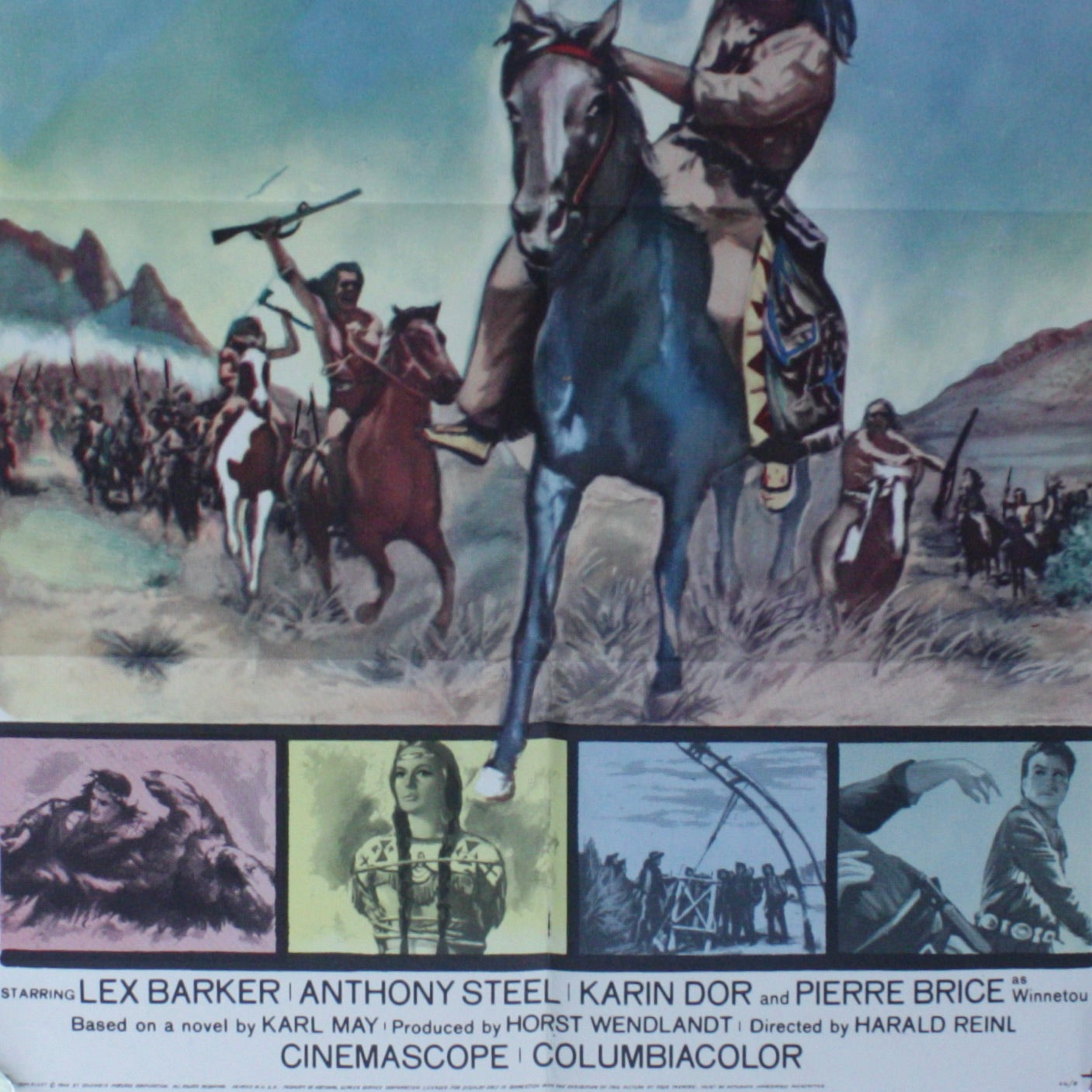 
                  
                    " last of the renegades " original cinema poster.
                  
                
