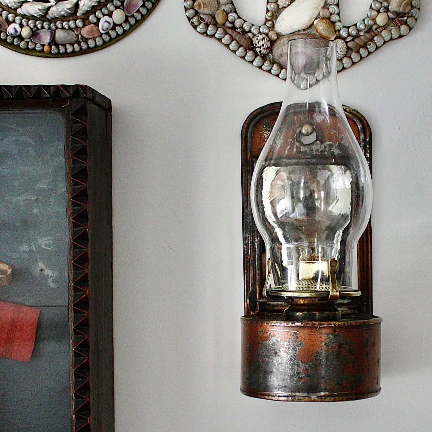 
                  
                    mirror backed campaign tin plate storm paraffin lamp
                  
                
