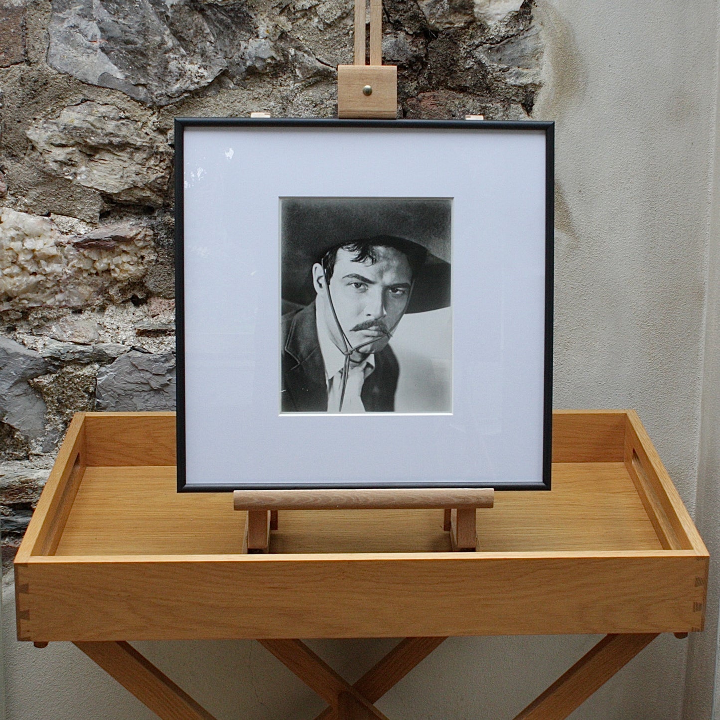 
                  
                    a studio photographic portrait of Marlon Brando as Emiliano Zapata
                  
                