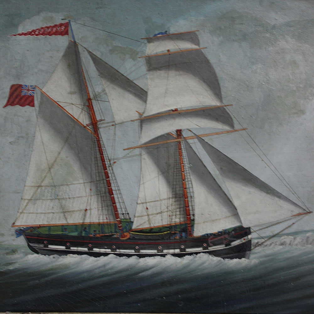 
                  
                    her majesty's falmouth  packet ship " express ."
                  
                