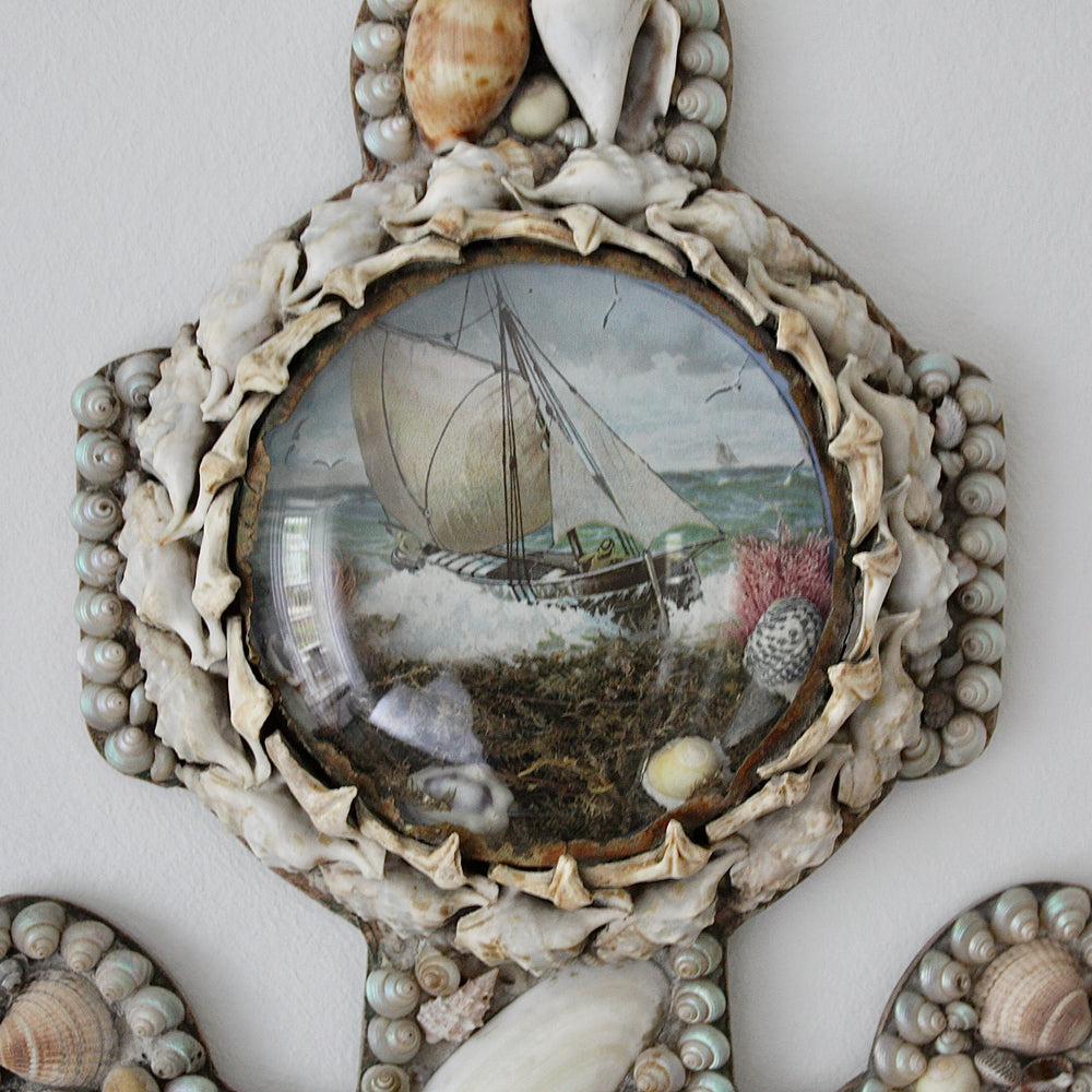 
                  
                    sailors valentine, a victorian keepsake shell anchor
                  
                