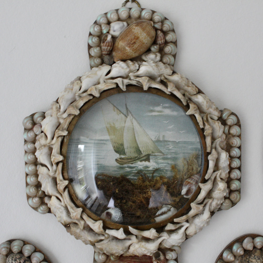 
                  
                    sailors valentine. a victorian shell keepsake anchor
                  
                