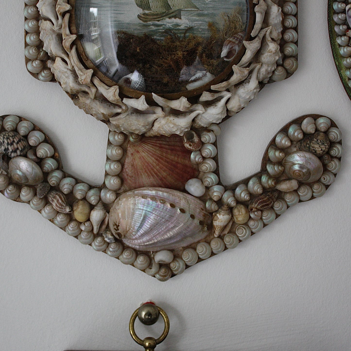 
                  
                    sailors valentine. a victorian shell keepsake anchor
                  
                