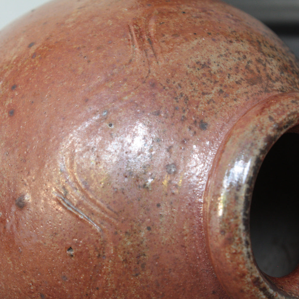 
                  
                    wood fired salt glazed stoneware pot by niklas preukschat
                  
                
