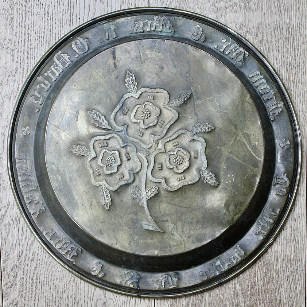 
                  
                    a dedicated charger from old calabar with a 3 flowers.
                  
                