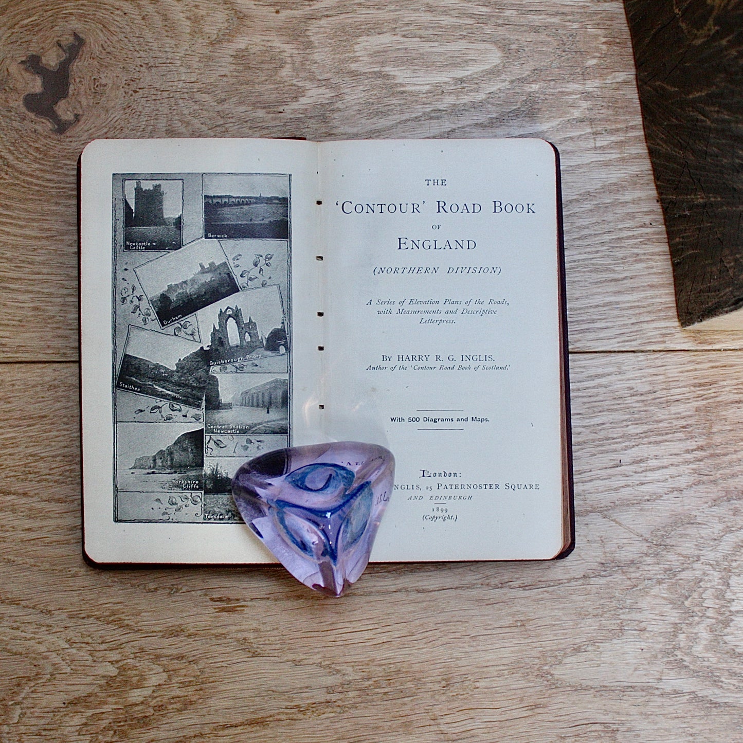 
                  
                    the "contour" road book of England, northern division. 1899
                  
                