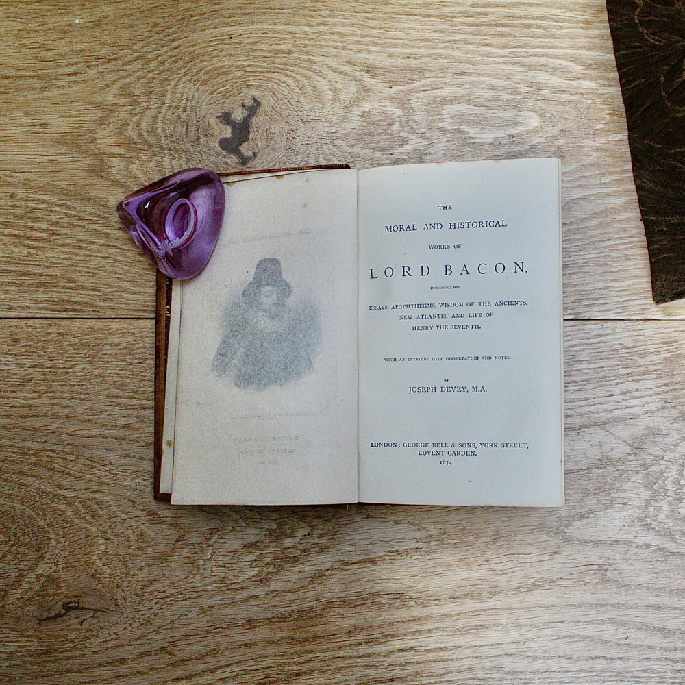 
                  
                    the moral and historical works of lord bacon.
                  
                