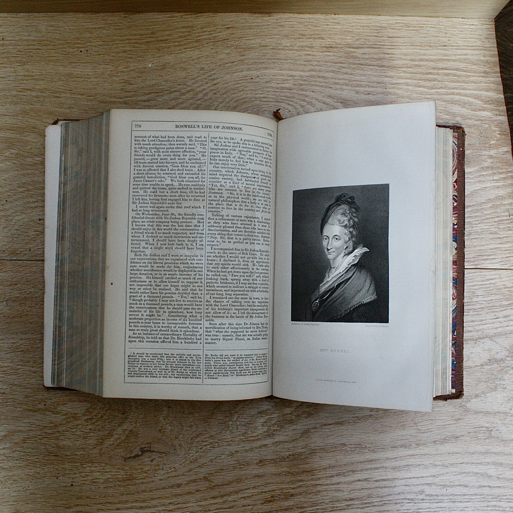 
                  
                    Boswell's life of Johnson edited by the right honourable John Wilson croker.
                  
                