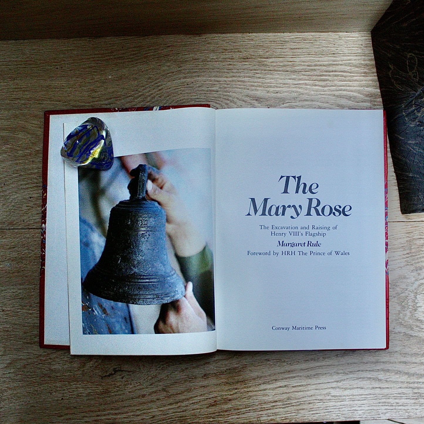 
                  
                    " the Mary rose " by Margaret rule.
                  
                