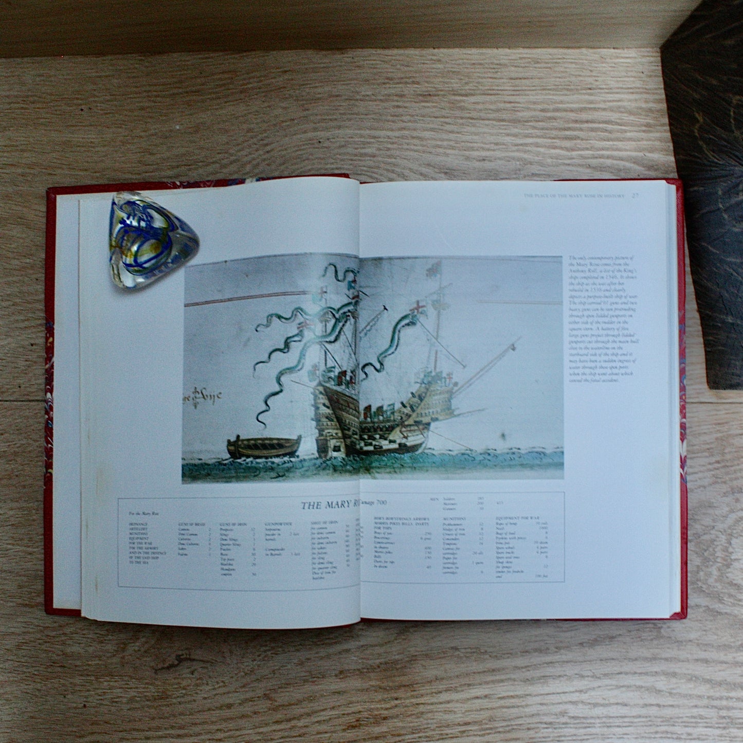 
                  
                    " the Mary rose " by Margaret rule.
                  
                