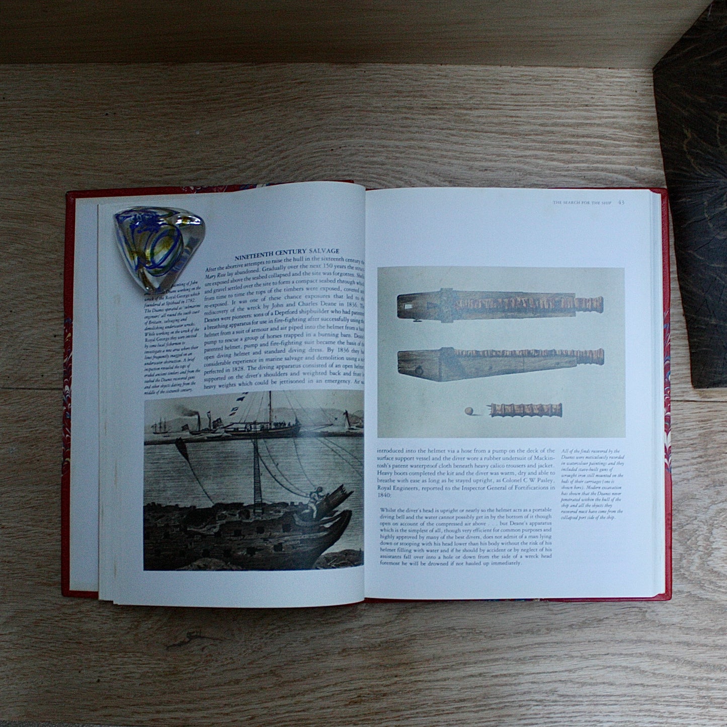 
                  
                    " the Mary rose " by Margaret rule.
                  
                