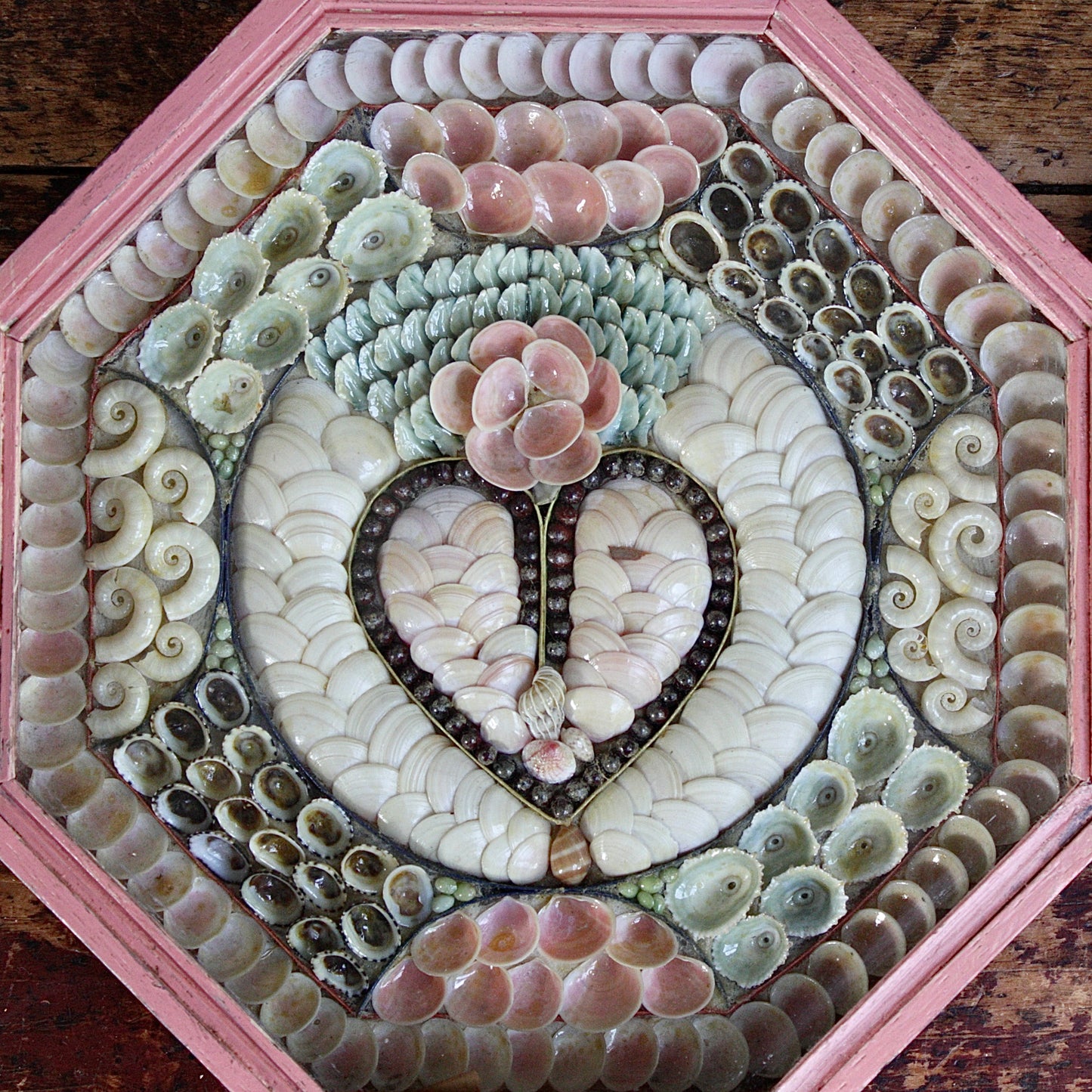 
                  
                    an antique sailors valentine " a present from st. lucia " with interesting provenance.
                  
                