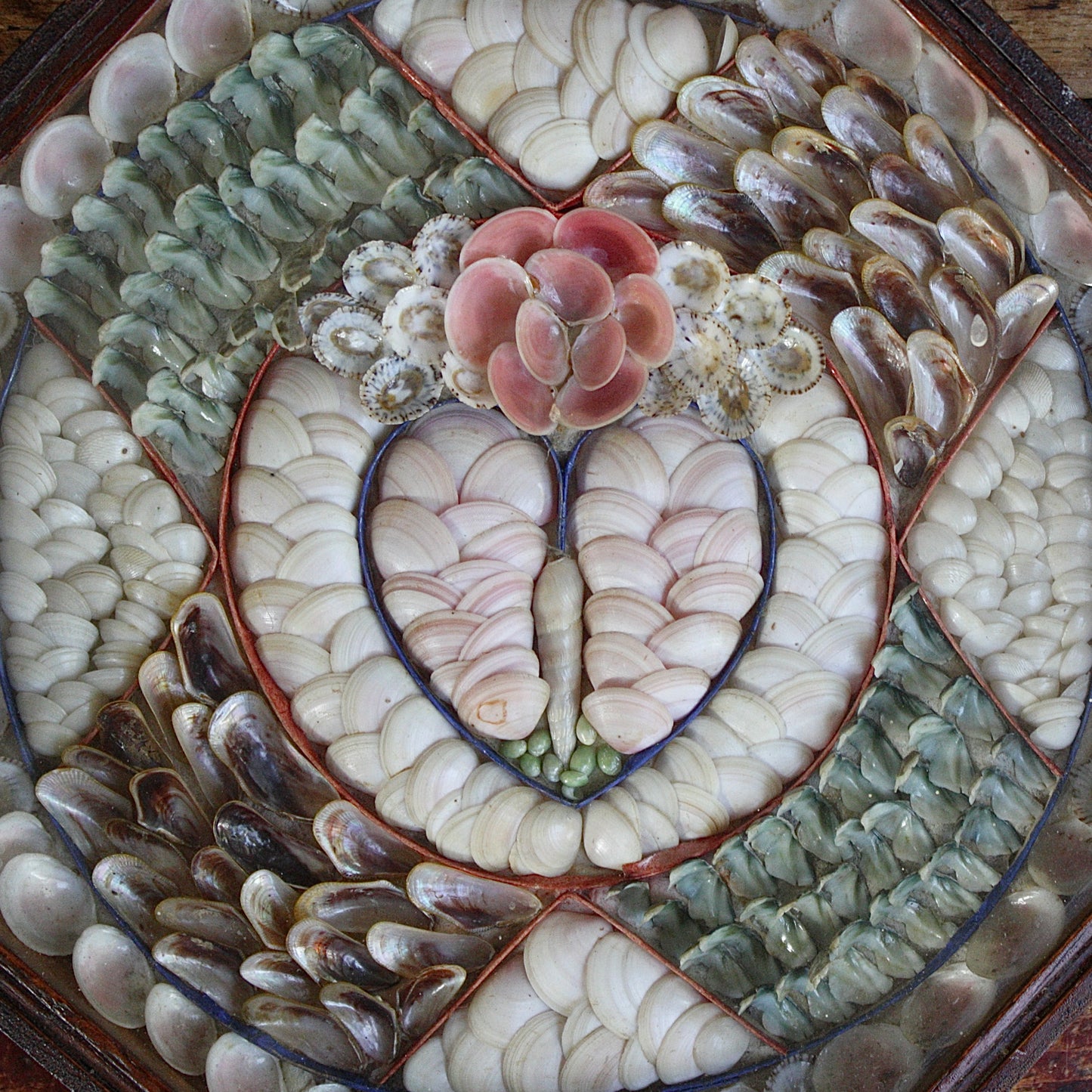 
                  
                    a sailors valentine " home again " with interesting  provenance.
                  
                