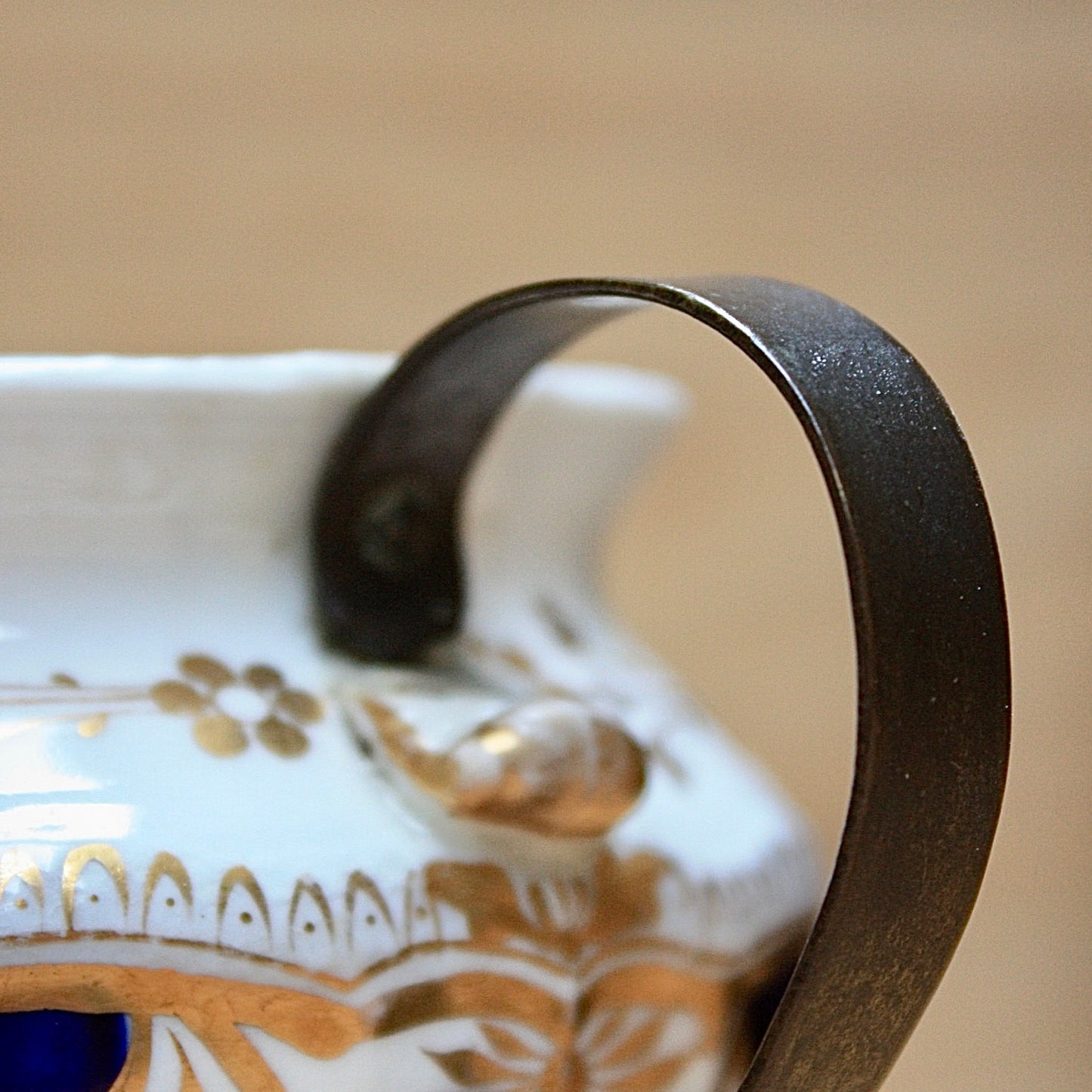 
                  
                    a bone china cream jug.
                  
                