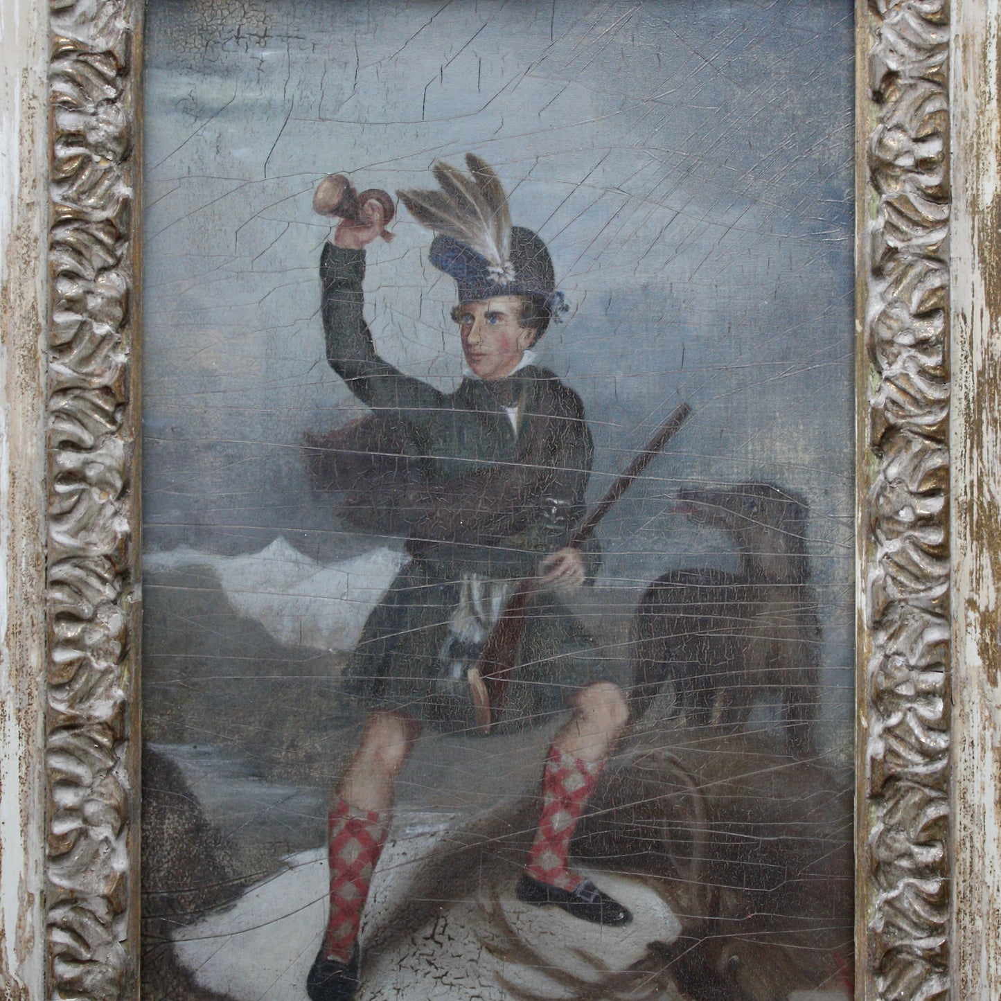 
                  
                    antique portrait of a Scottish clan chief
                  
                