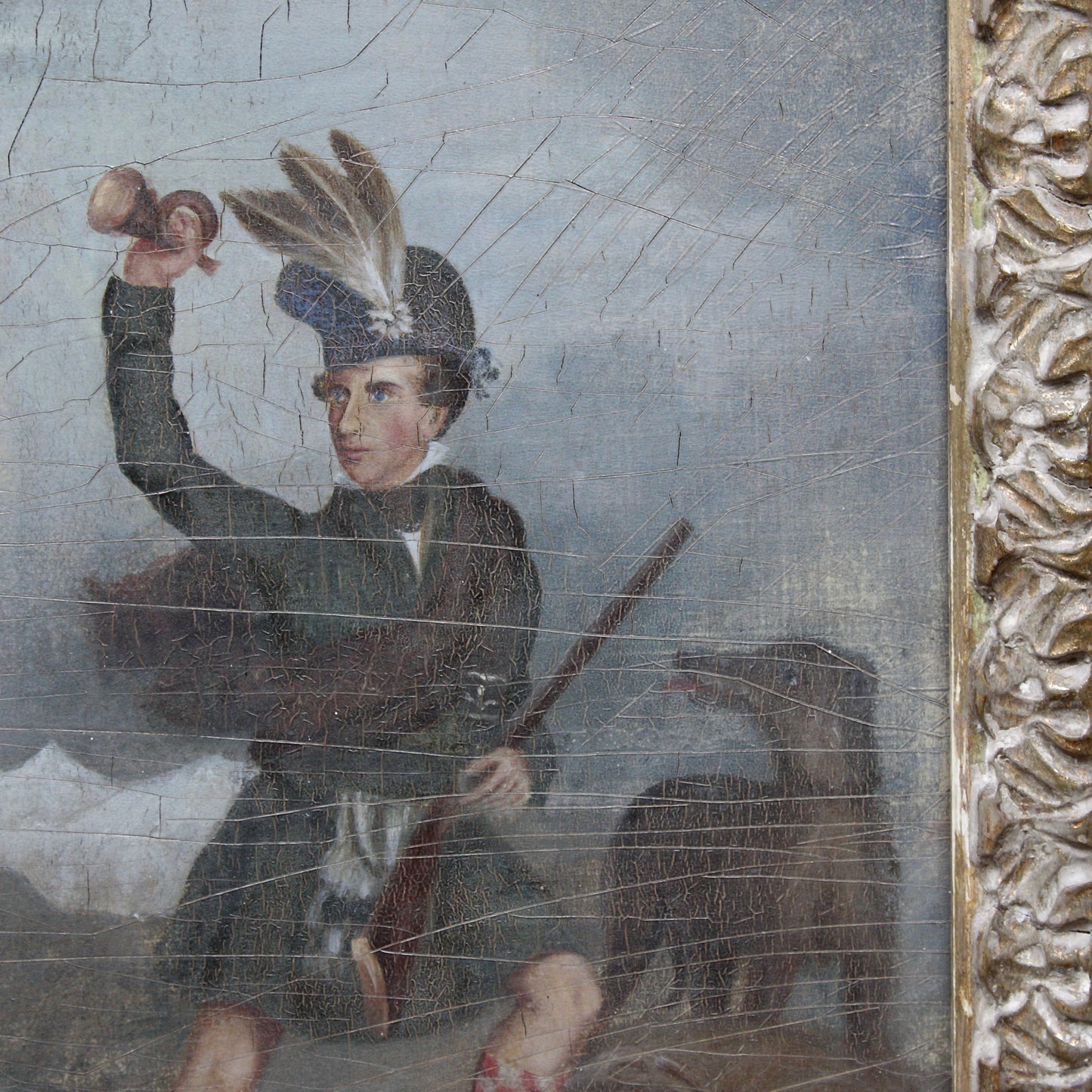 
                  
                    antique portrait of a Scottish clan chief
                  
                