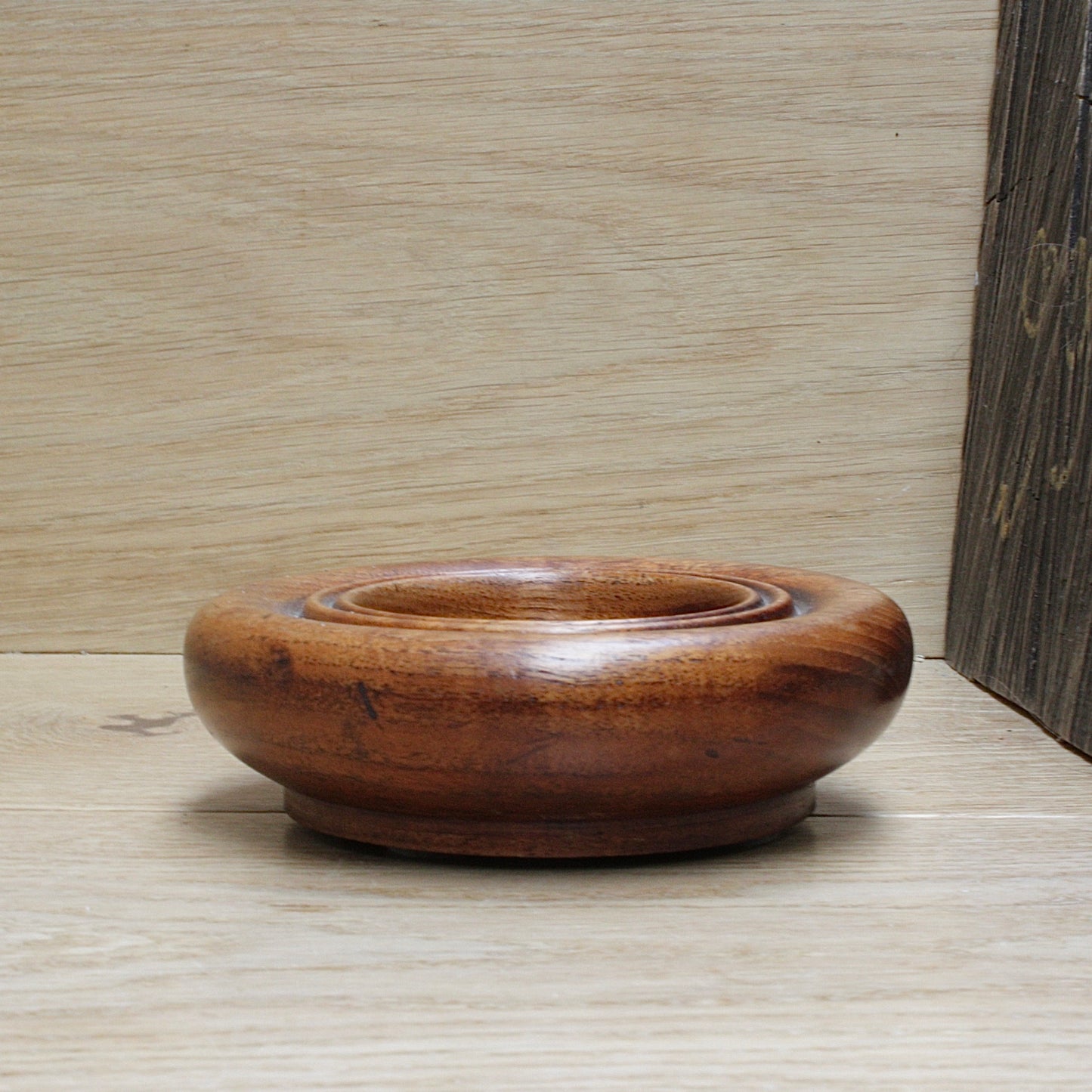 
                  
                    a bowl made from the teak of hms sesame
                  
                