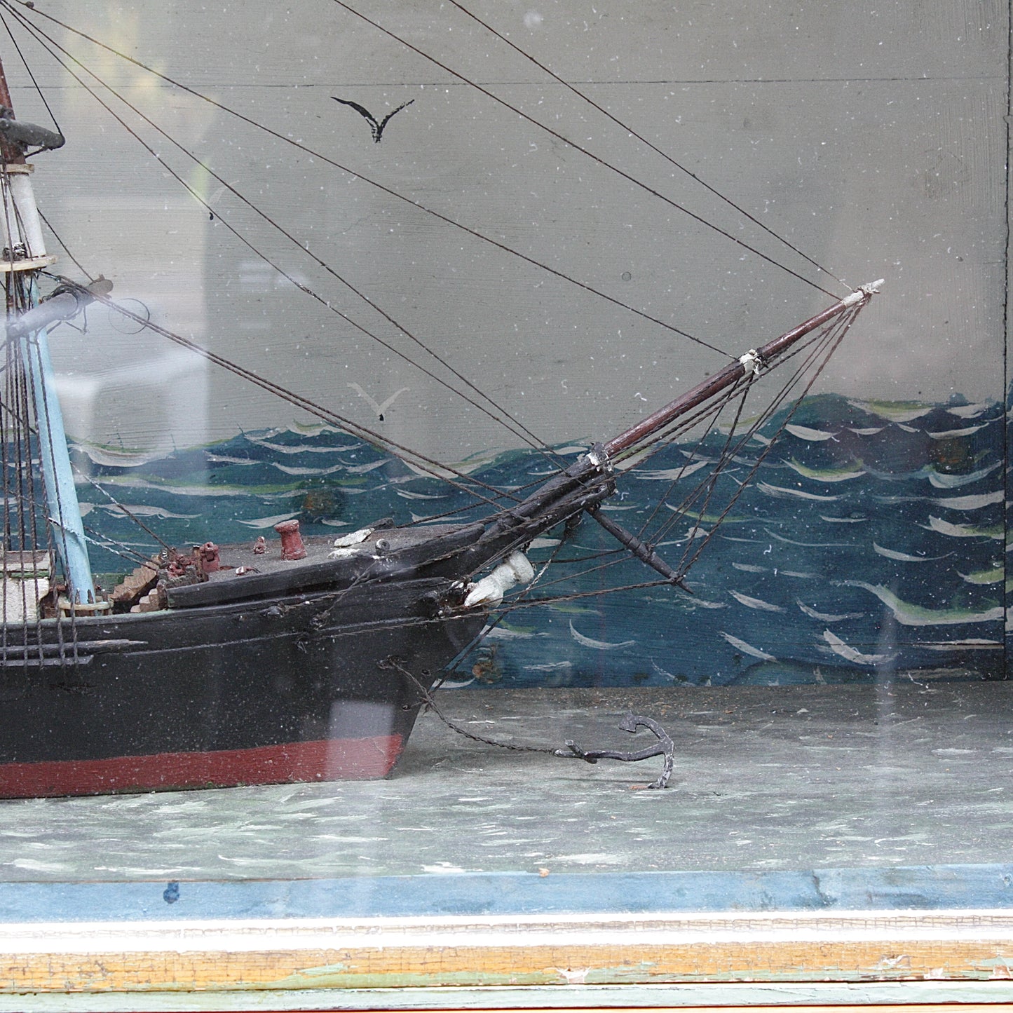 
                  
                    an antique ship in a box
                  
                