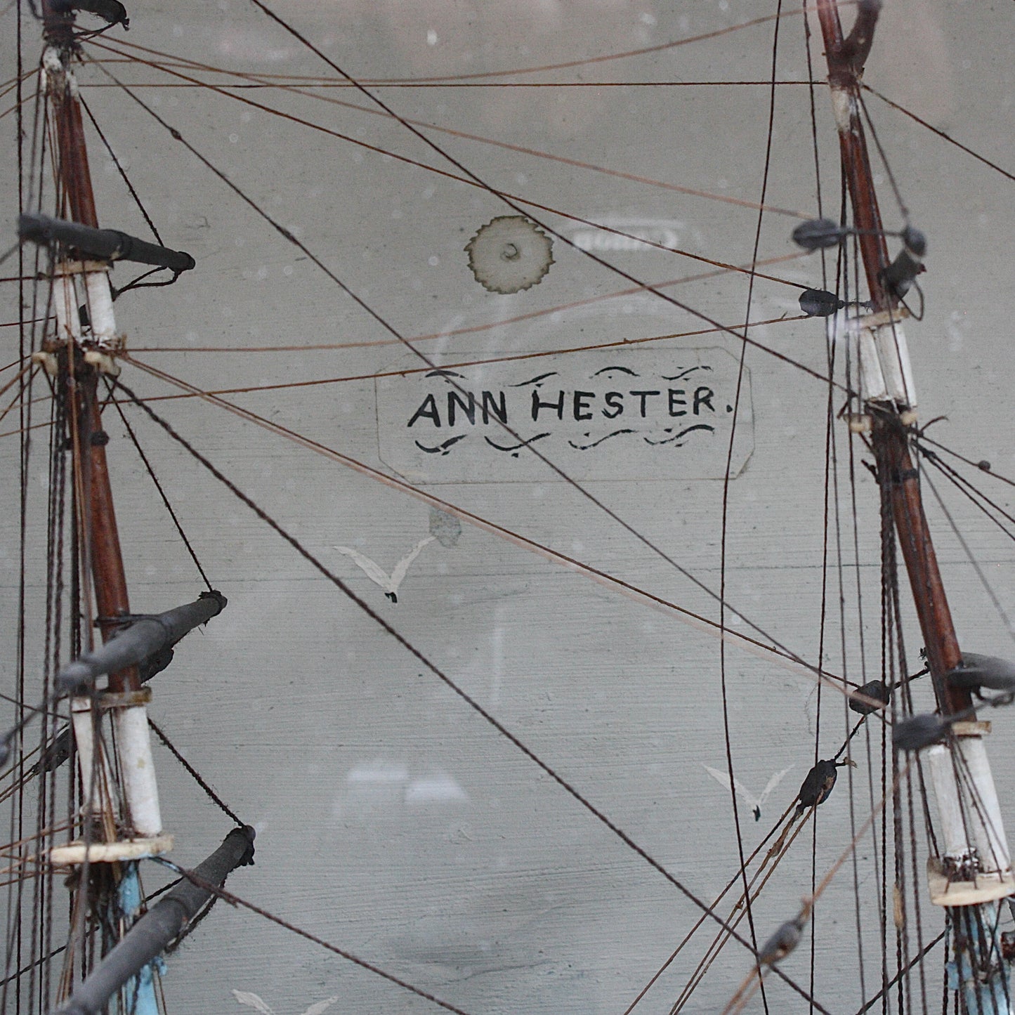
                  
                    an antique ship in a box
                  
                