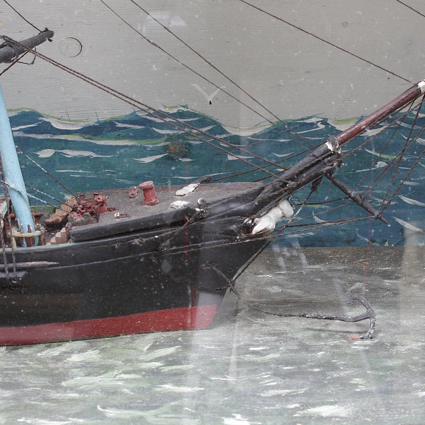 
                  
                    an antique ship in a box
                  
                