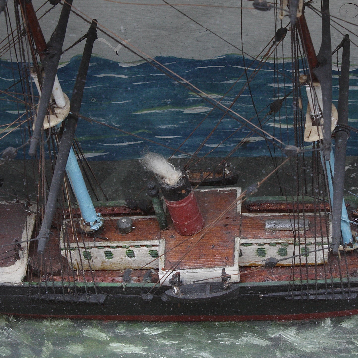 
                  
                    an antique ship in a box
                  
                
