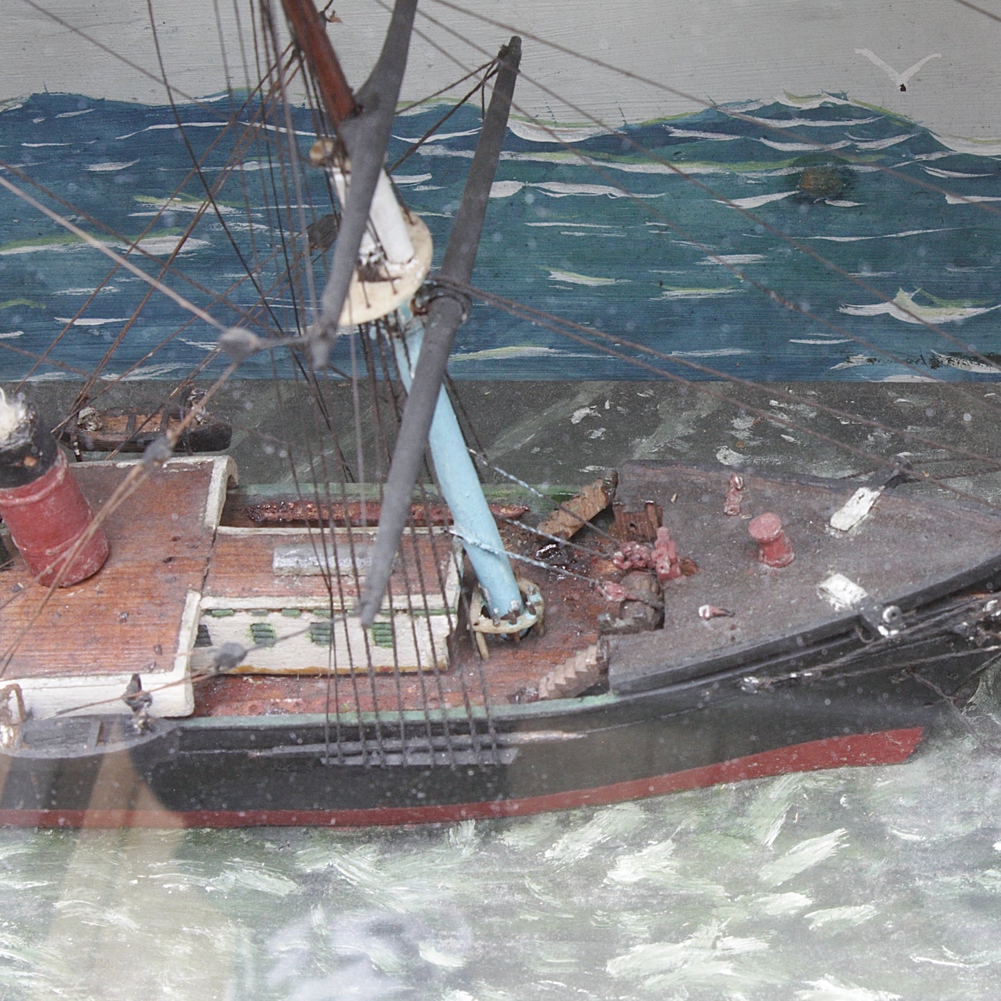 
                  
                    an antique ship in a box
                  
                