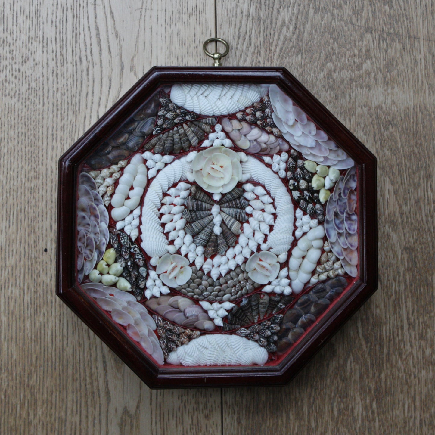 
                  
                    sailors valentine. 20th century shell mosaic.
                  
                