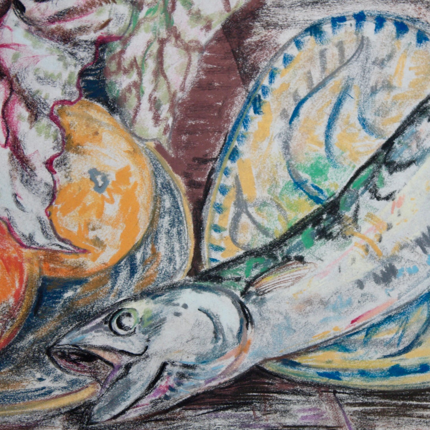 
                  
                    fish, fruit and chard by elvic Steele
                  
                