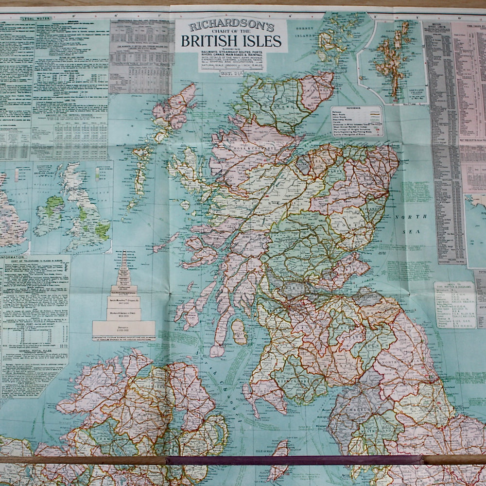 
                  
                    Richardsons new chart of the British isles 1912
                  
                