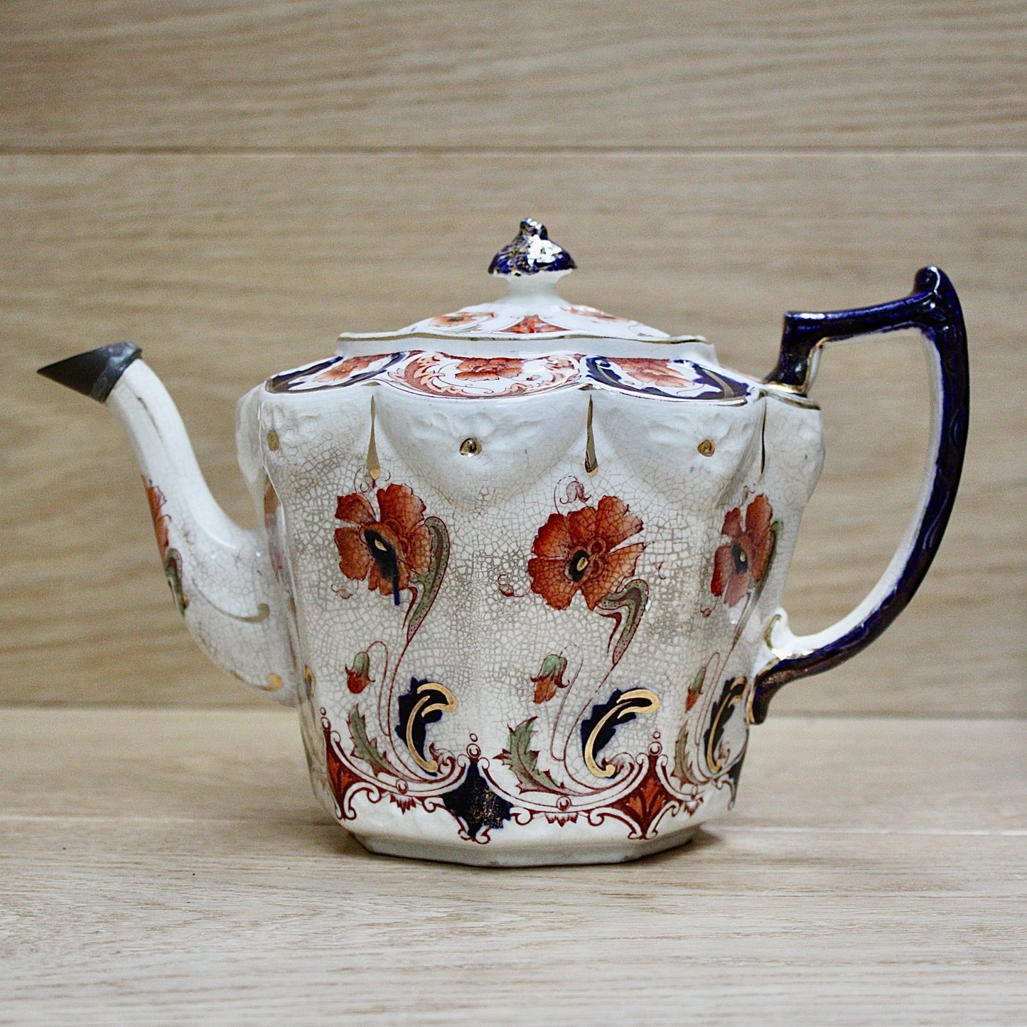 
                  
                    a " henley " pattern Sampson hancock & sons teapot.
                  
                