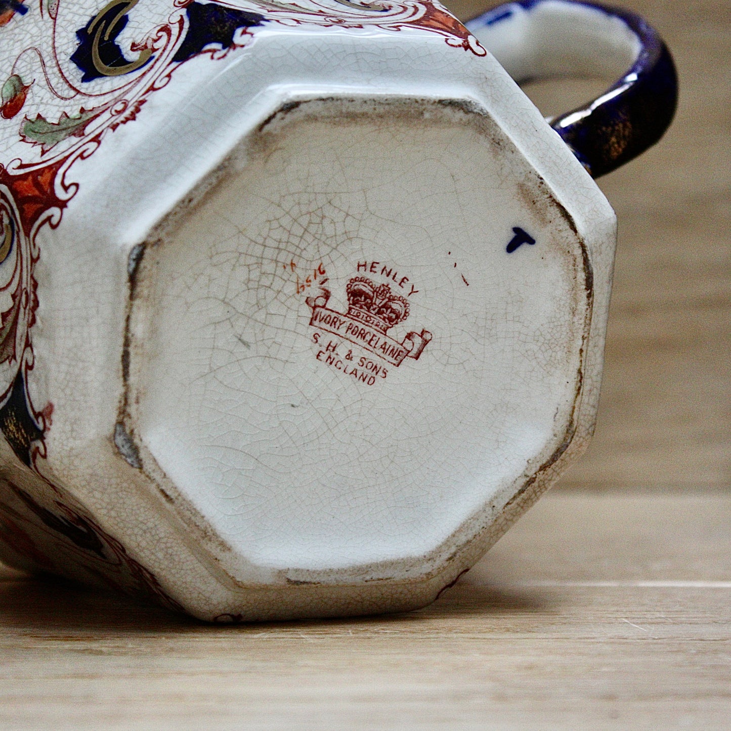 
                  
                    a " henley " pattern Sampson hancock & sons teapot.
                  
                