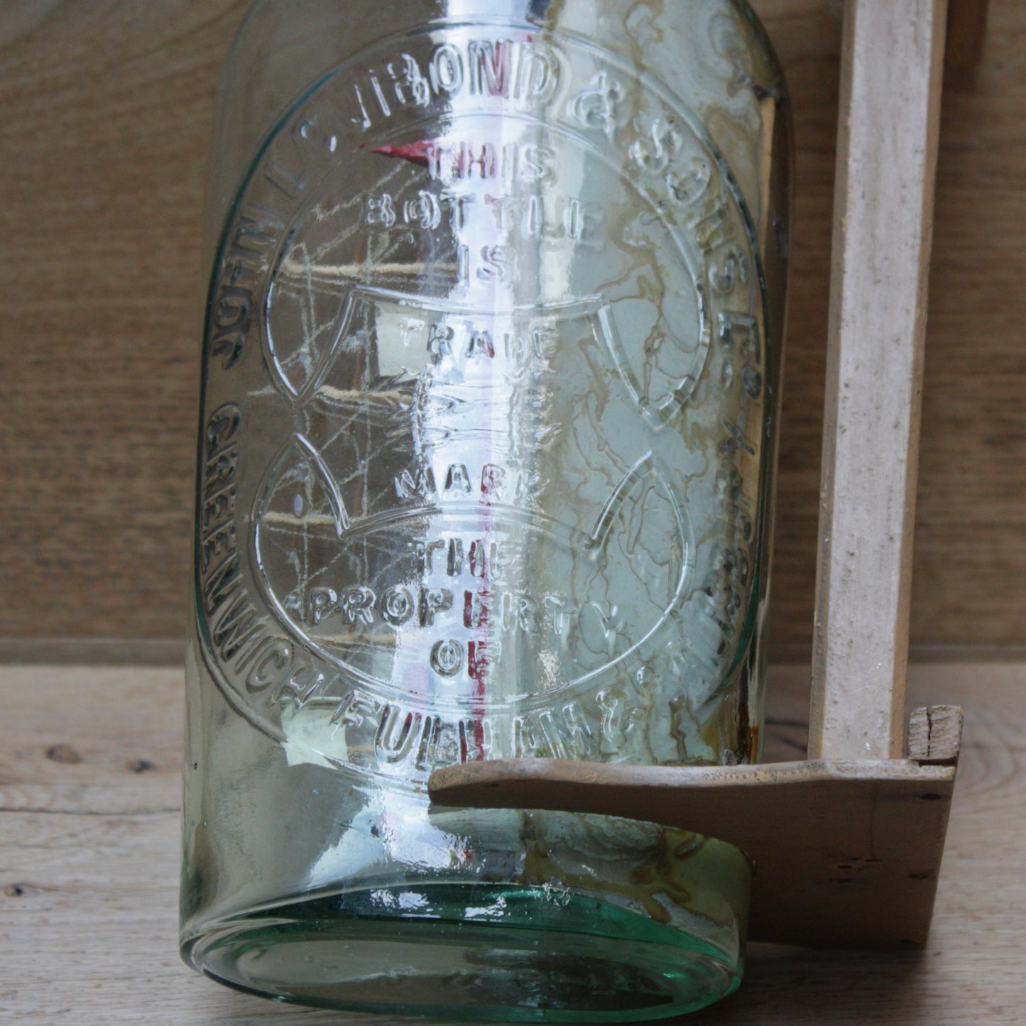 
                  
                    a highly detailed ship in a bottle dated 1914-15
                  
                