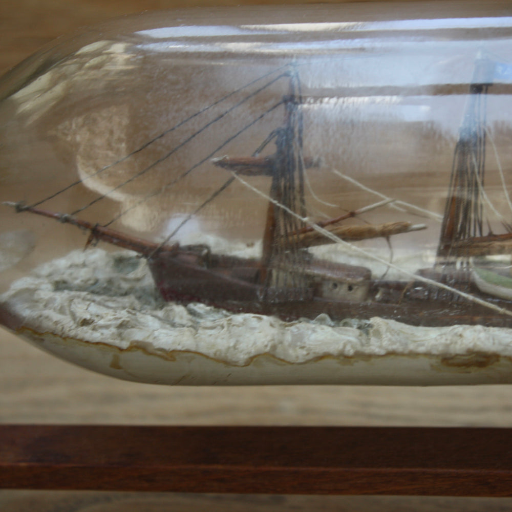 
                  
                    the Fram of 1893 -96, a rare folkart portrait ship in a bottle
                  
                