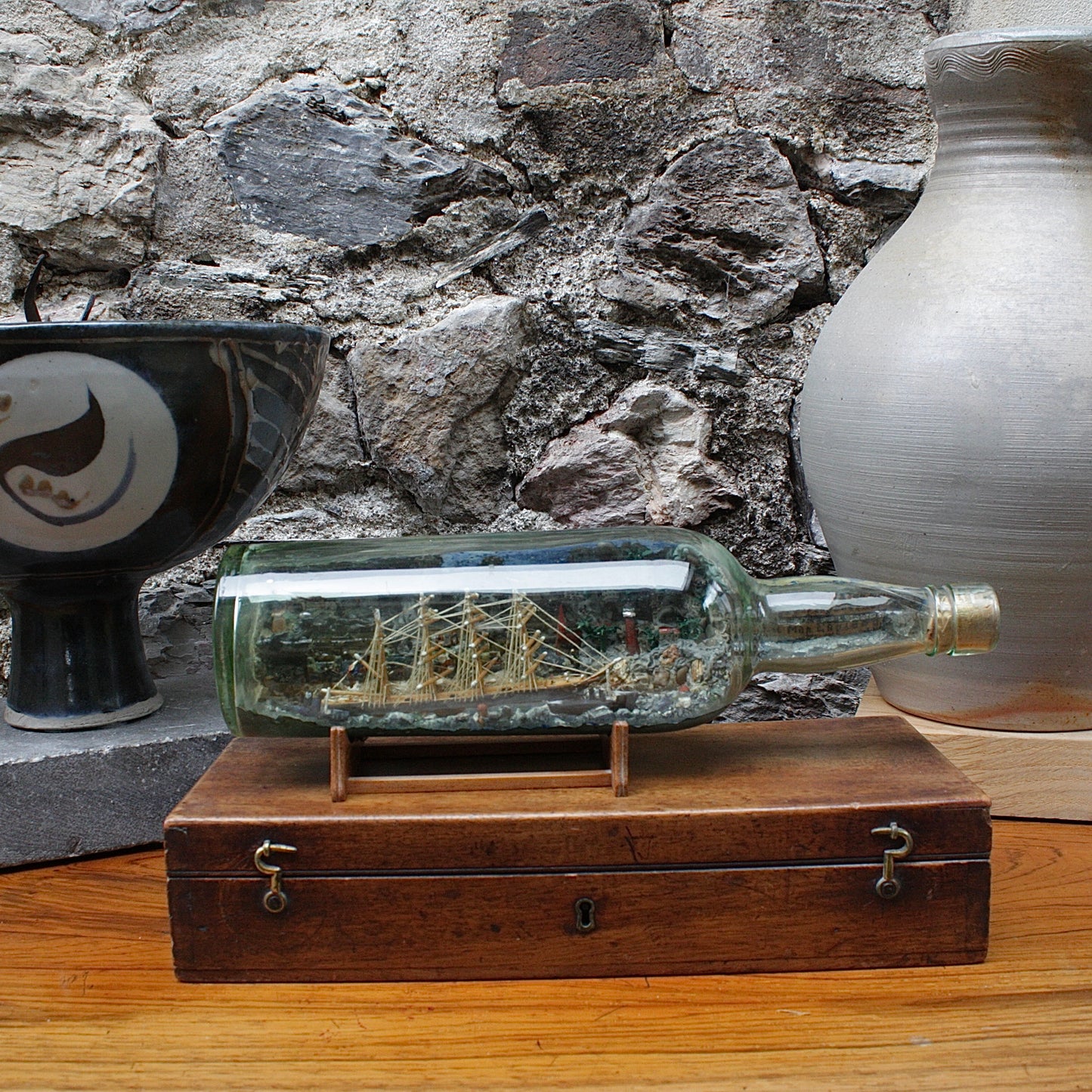 
                  
                    a ship in bottle from the Isle of man 1917
                  
                