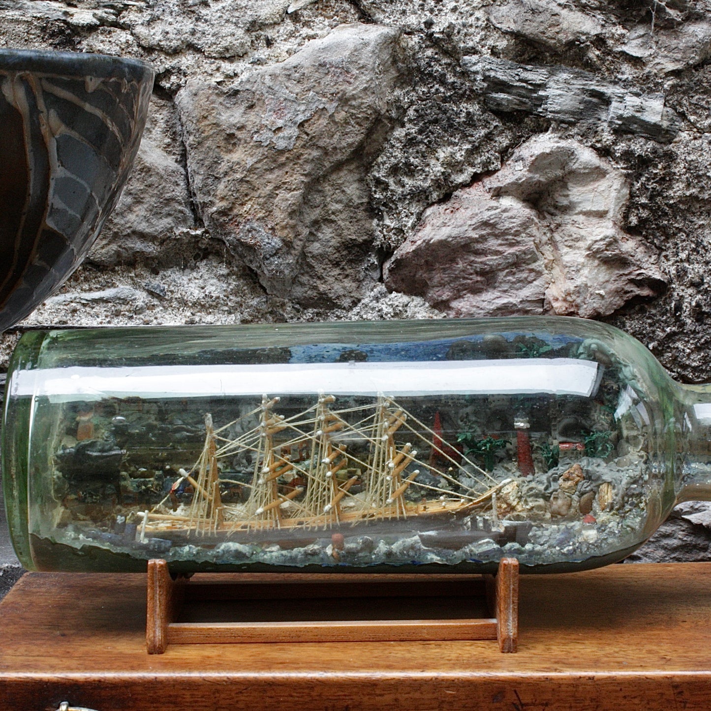 
                  
                    a ship in bottle from the Isle of man 1917
                  
                