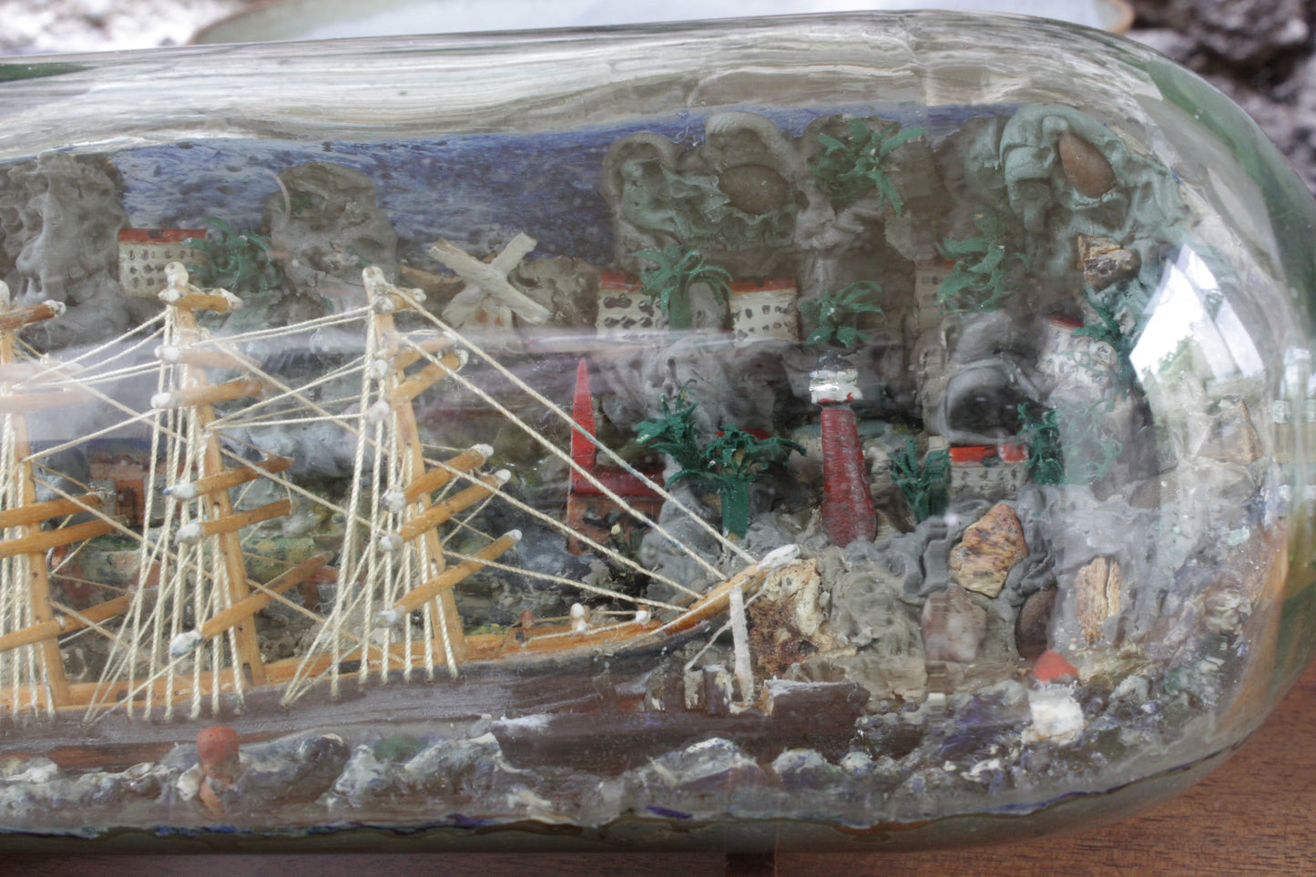 
                  
                    a ship in bottle from the Isle of man 1917
                  
                