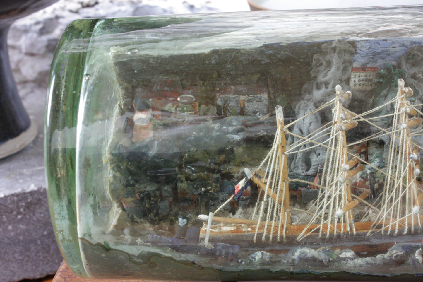 
                  
                    a ship in bottle from the Isle of man 1917
                  
                