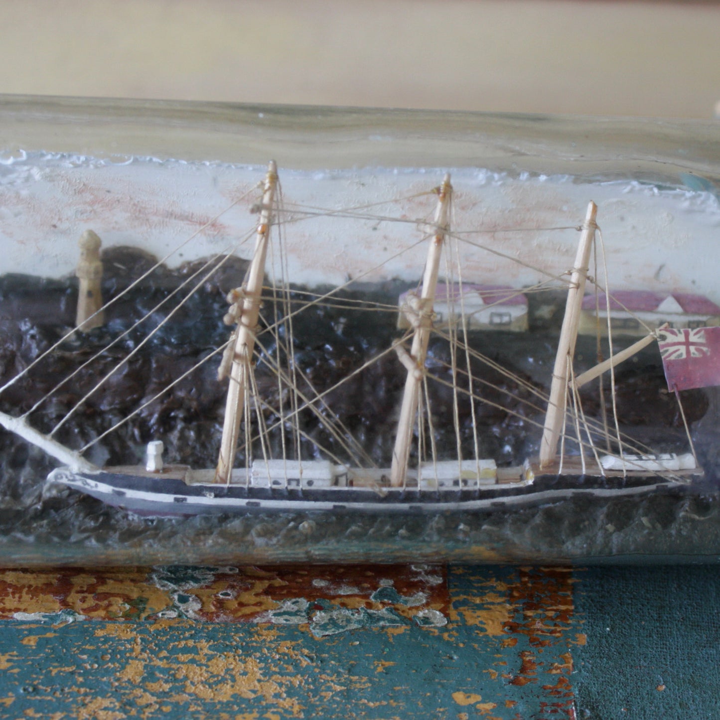 
                  
                    a good ship in a bottle.
                  
                