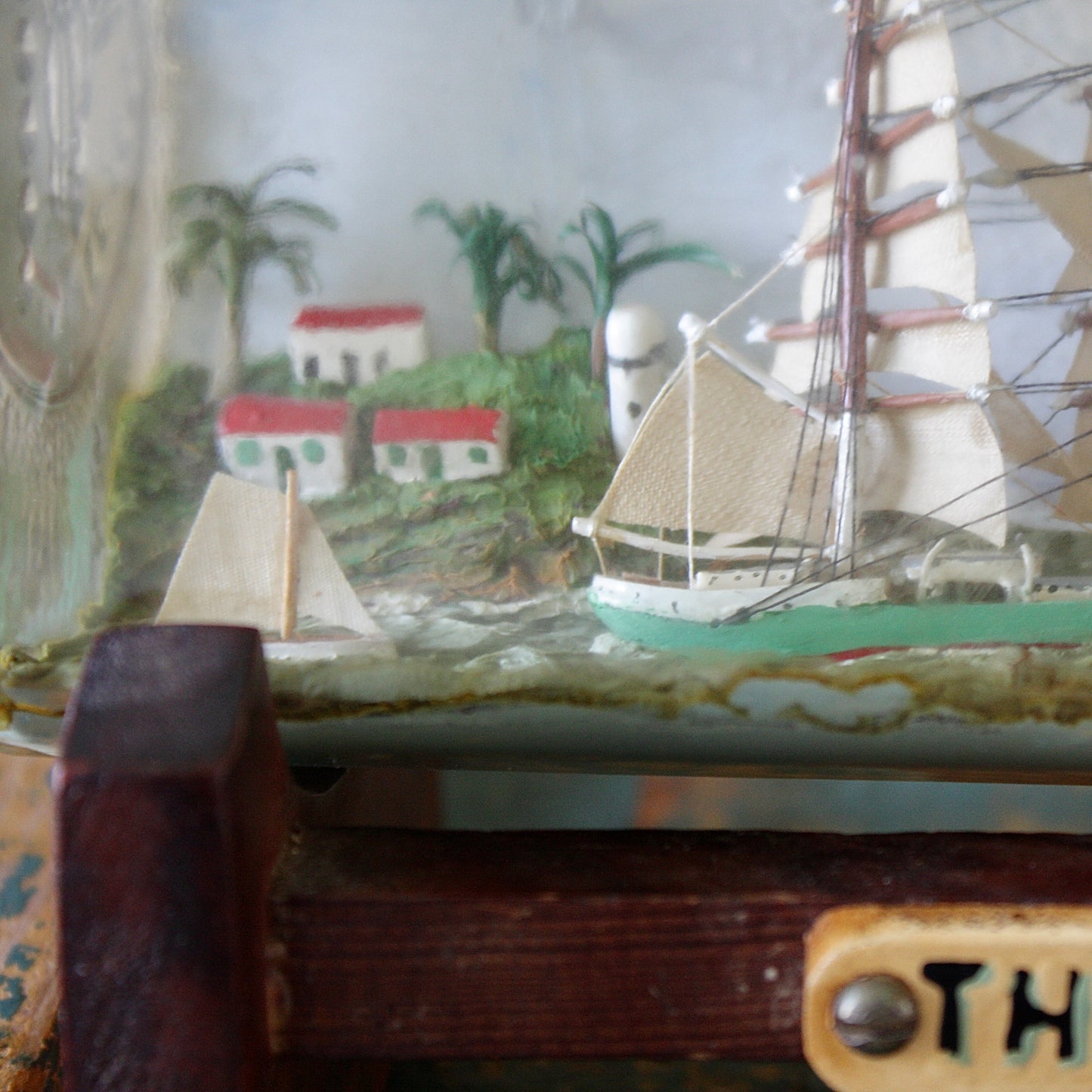 
                  
                    ' thermopylae " a ship in a bottle.
                  
                