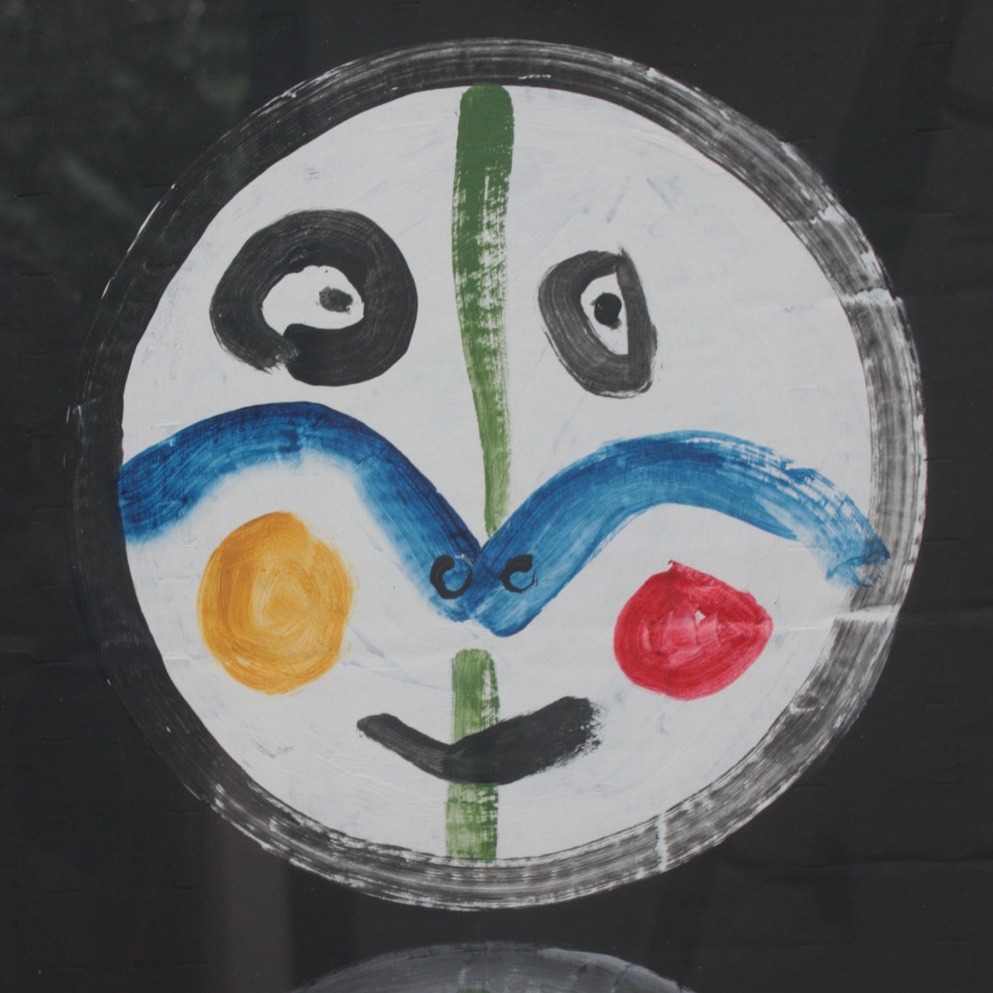 
                  
                    still life painting of a pablo picasso madoura ceramic plate 'visage No. 0' ramié 458. by dg shields
                  
                