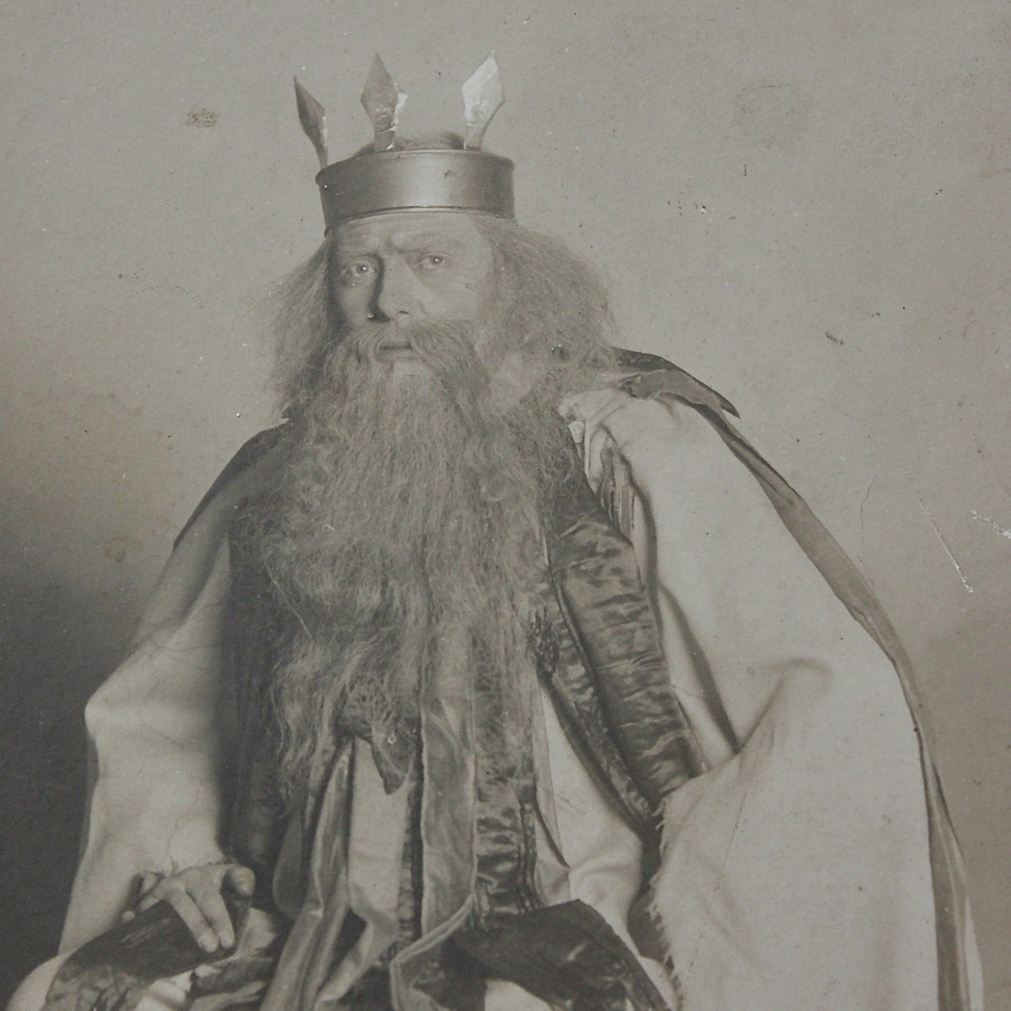 
                  
                    " king neptune " a victorian photographic portrait.
                  
                