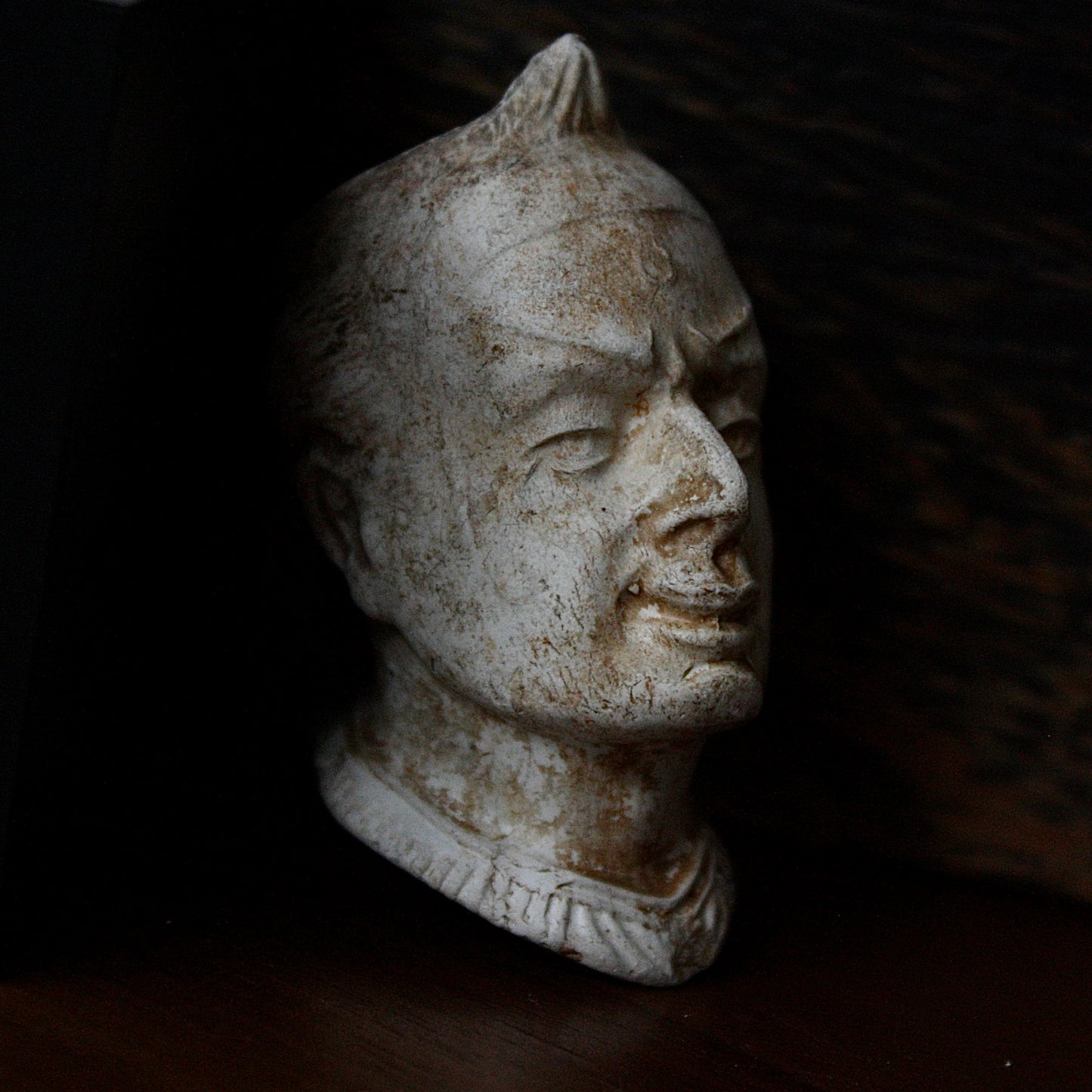 
                  
                    an actor from the mikado, a victorian character clay tobacco pipe.
                  
                
