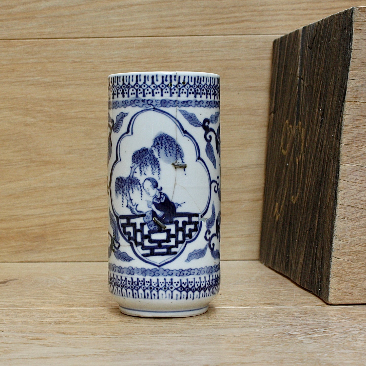 
                  
                    kangxi revival brush pot.
                  
                