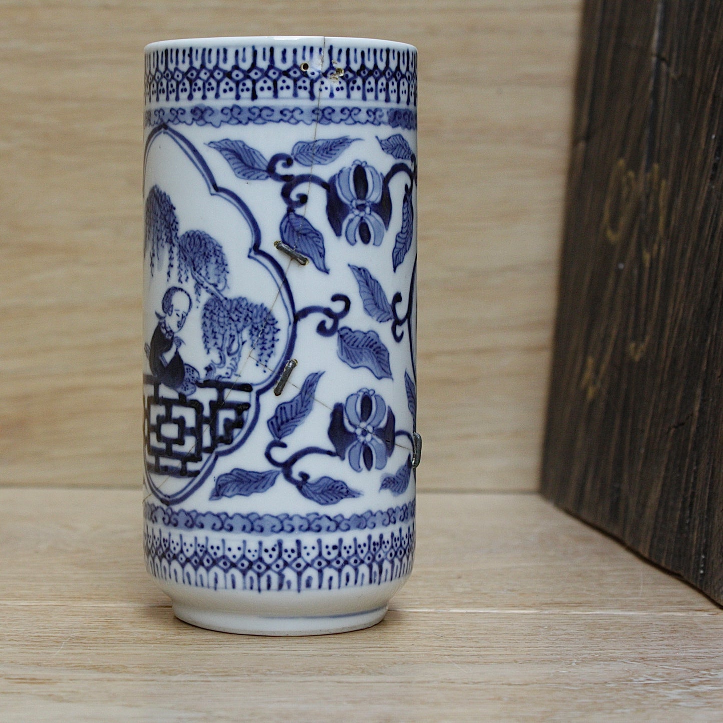 
                  
                    kangxi revival brush pot.
                  
                