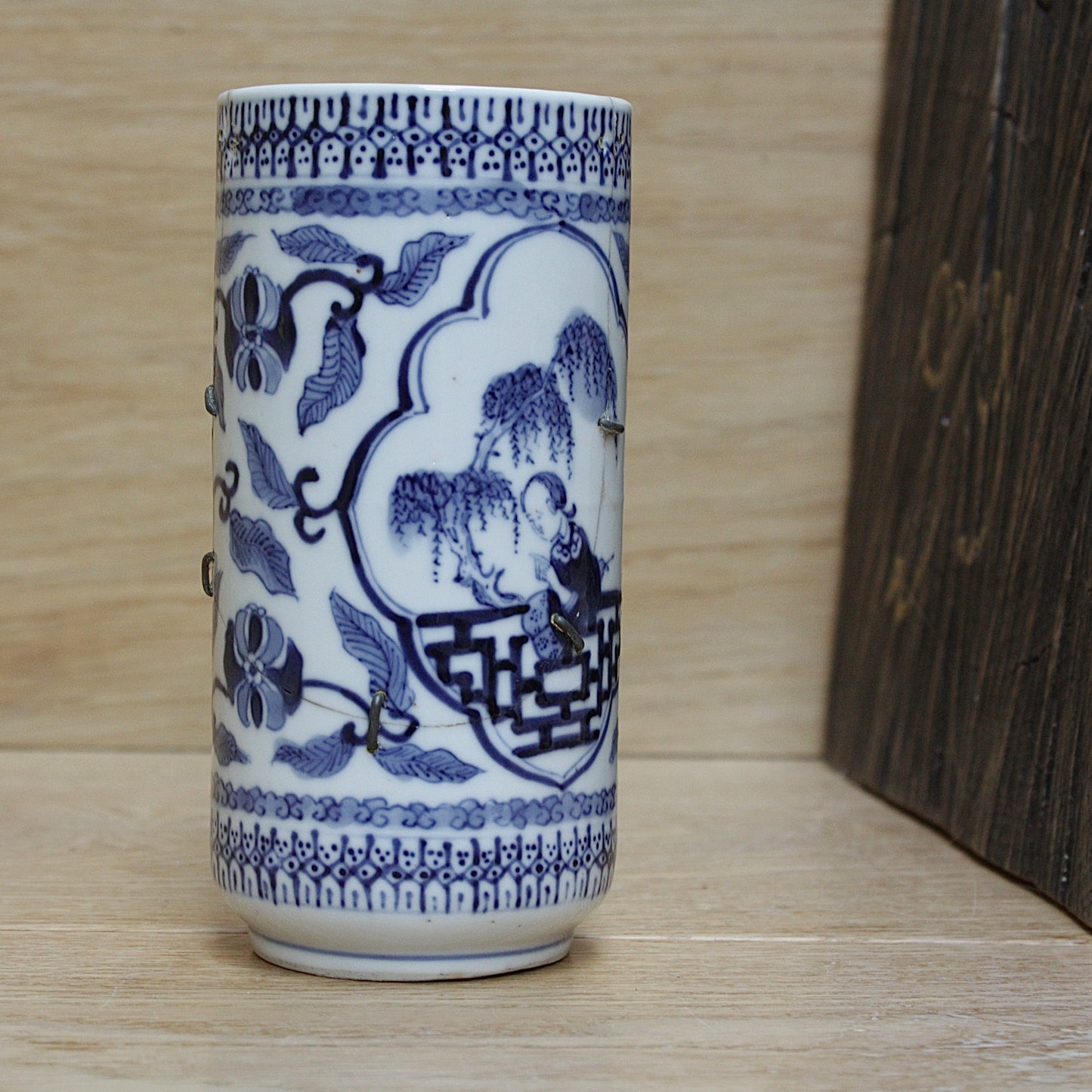 
                  
                    kangxi revival brush pot.
                  
                