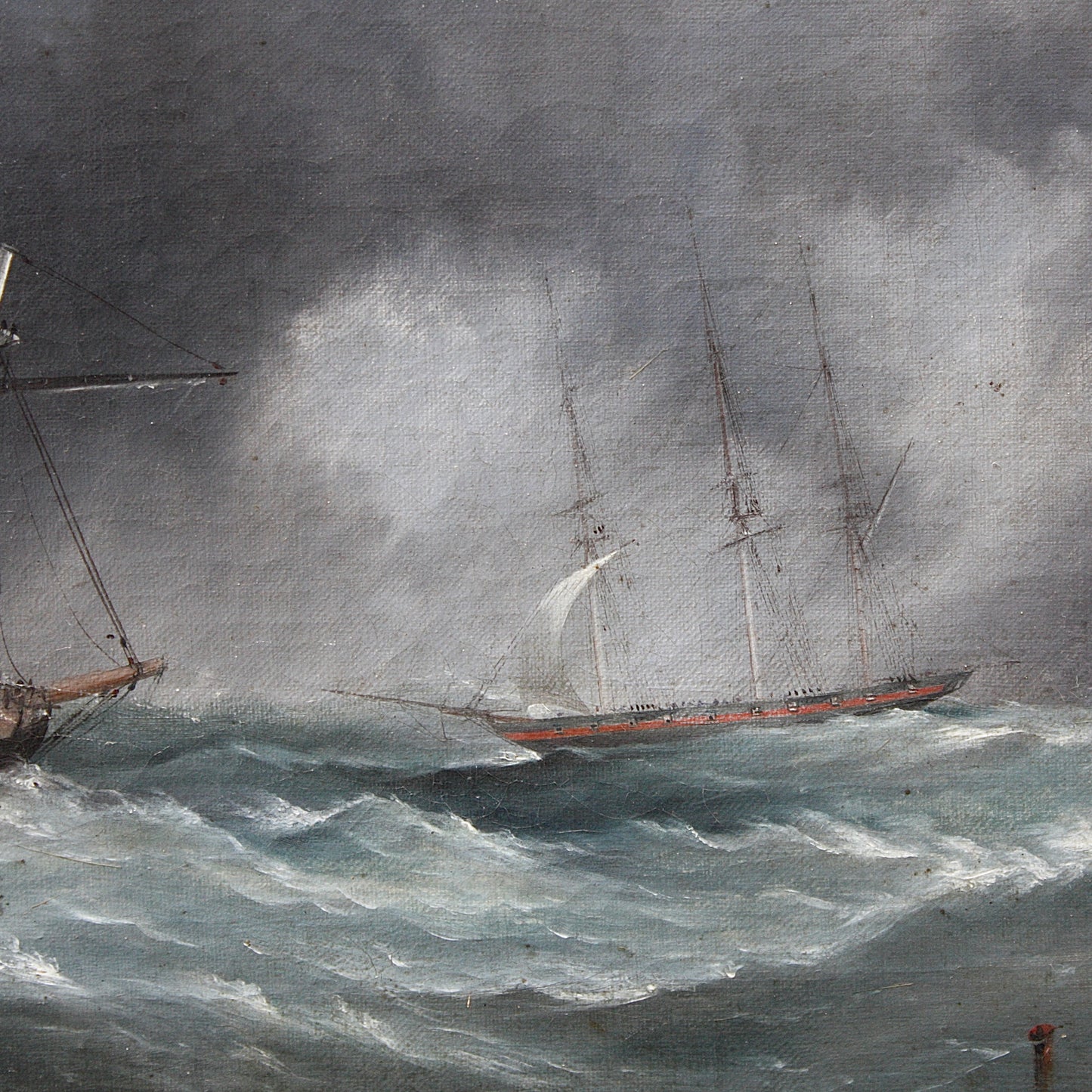 
                  
                    " out of the tempest " by henry frost.
                  
                