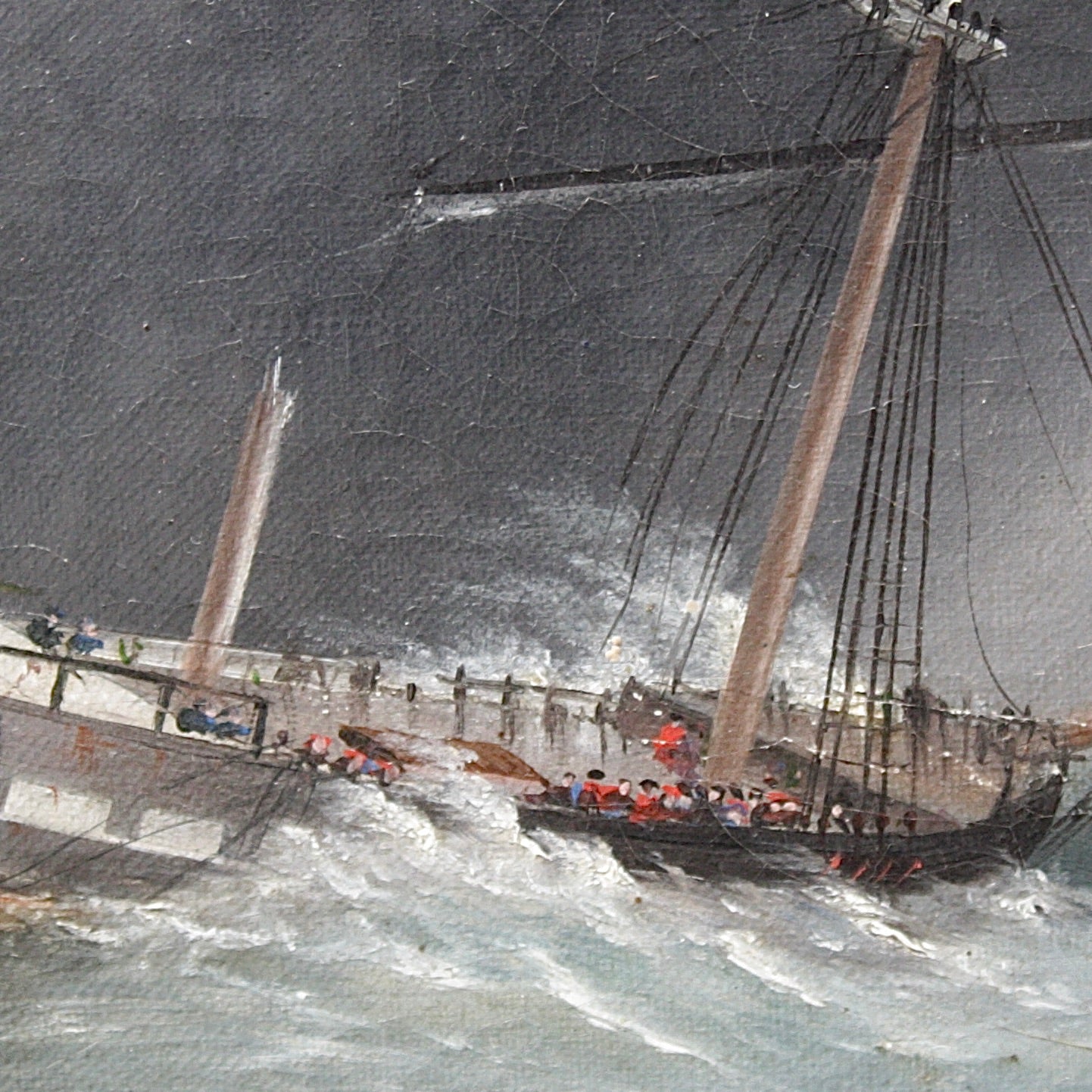 
                  
                    " out of the tempest " by henry frost.
                  
                