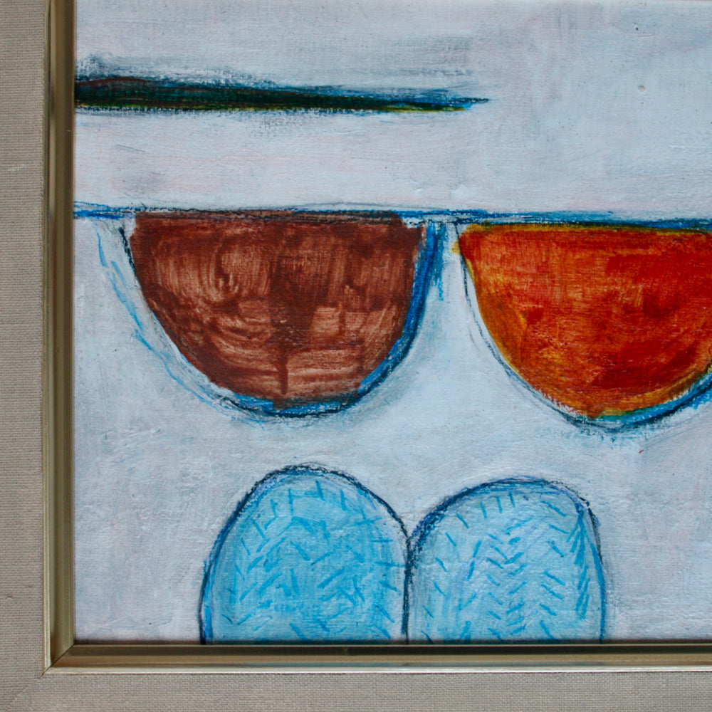 
                  
                    brown and orange boats st ives by artist unknown
                  
                