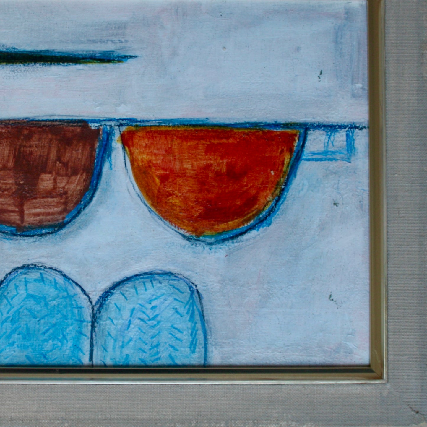 
                  
                    brown and orange boats st ives by artist unknown
                  
                