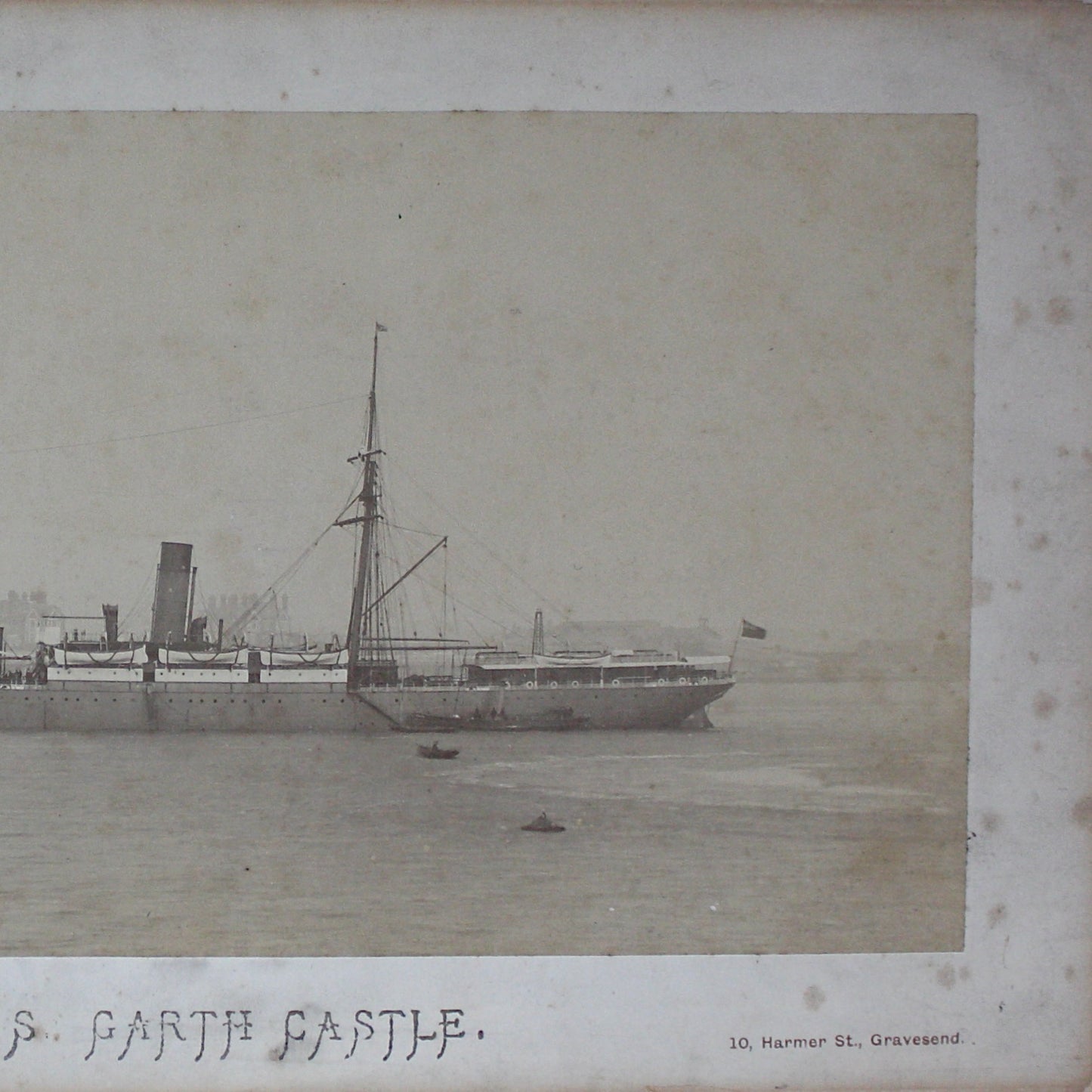 
                  
                    r.m.s. garth castle by f.c. gould.
                  
                